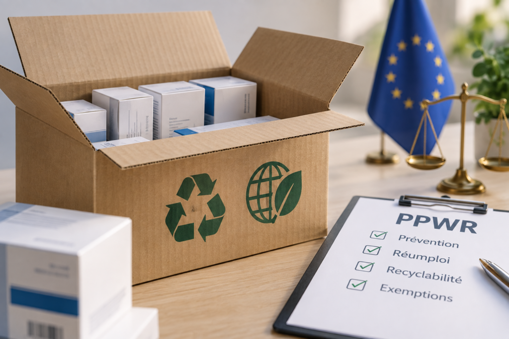 PPWR et emballage extérieur : une exemption sous condition​